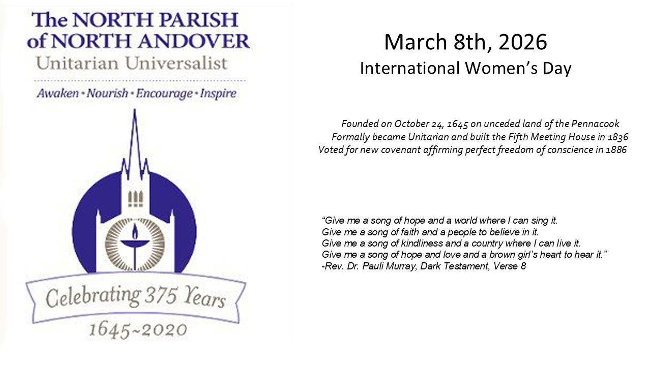 March 8th, 2026: International Women’s Day