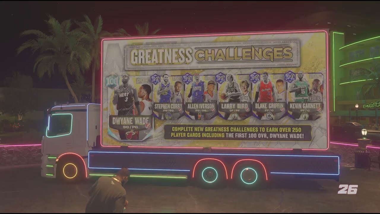 Open a Myteam Pack from the Showcase Spot in Triple Threat Park NBA 2K26 Lifetime Challenge