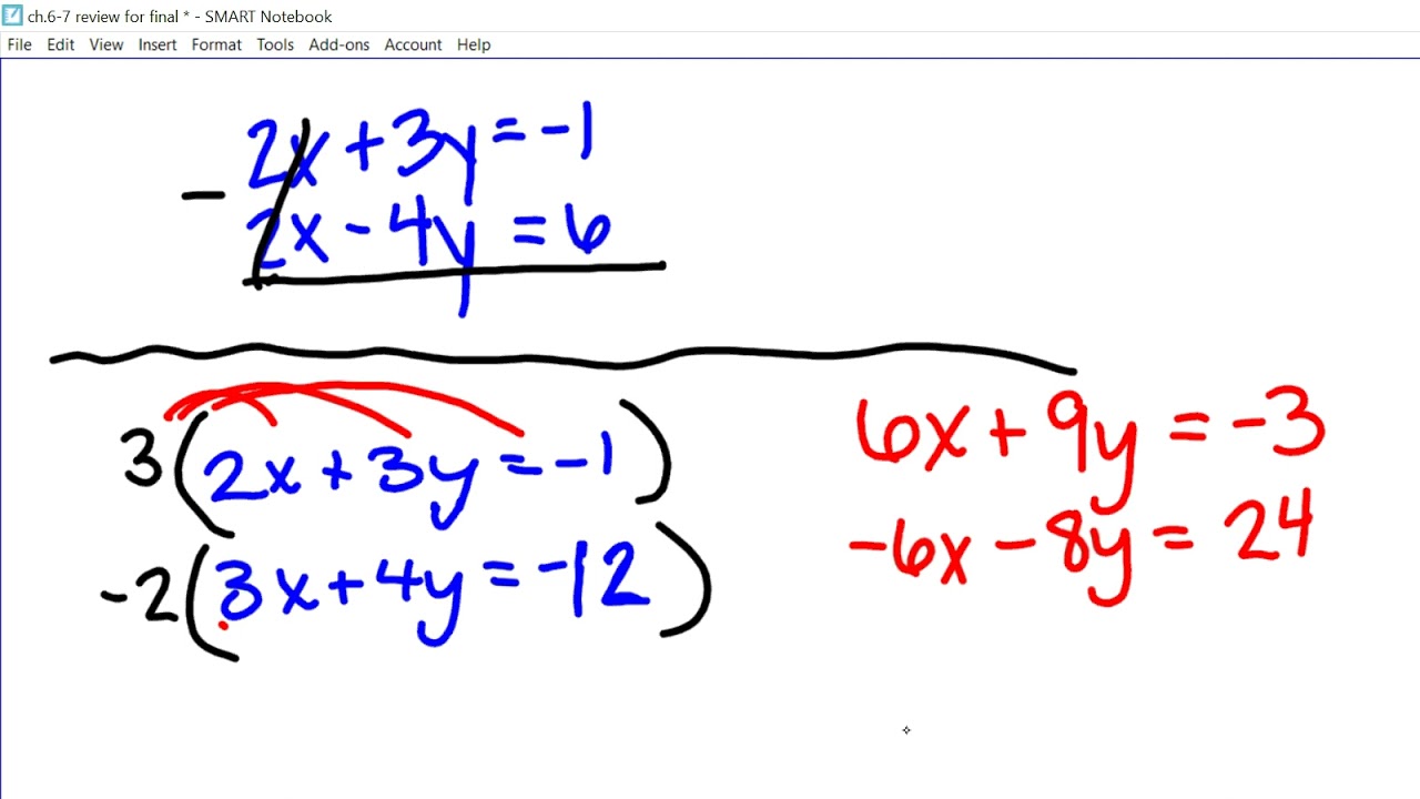 Alg1 Review for Final Ch. 6/7