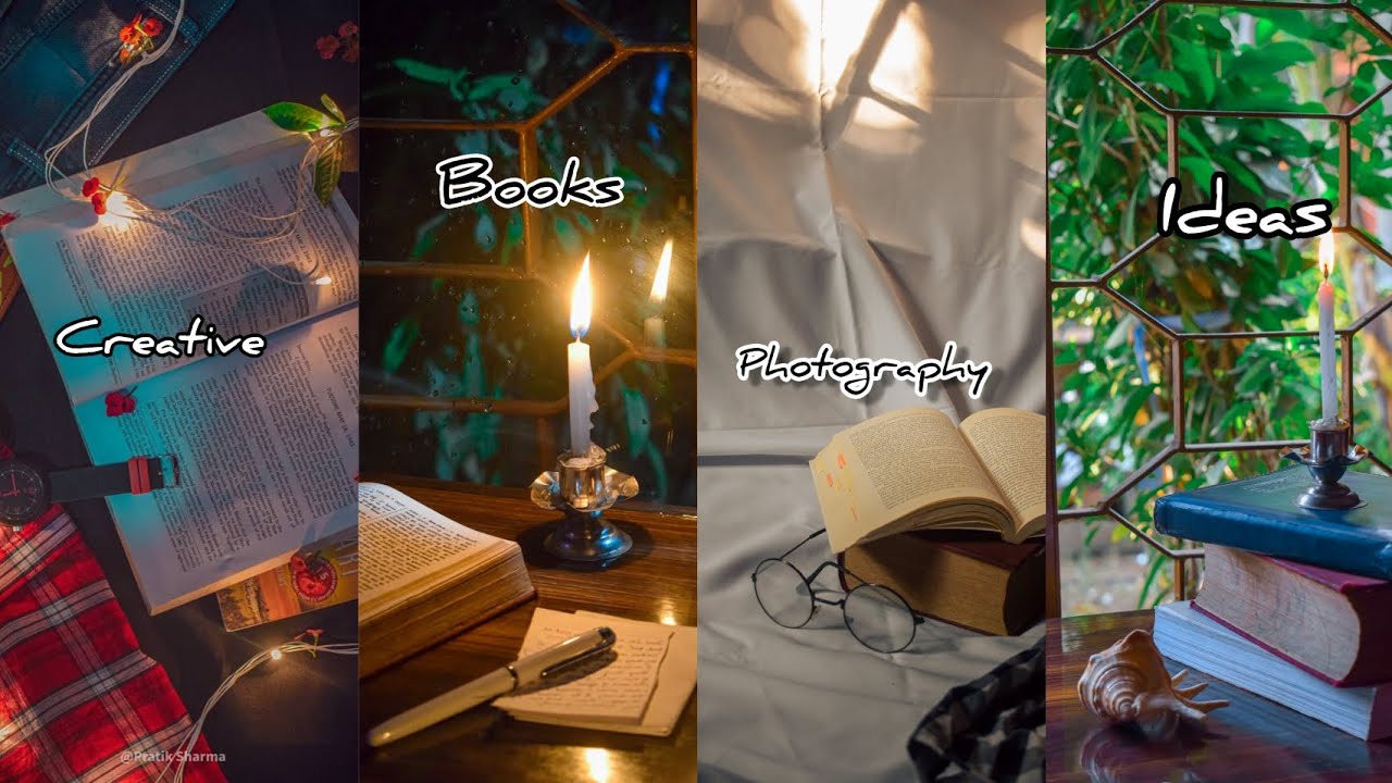 Creative Books Photography ideas at home to go viral on Instagram | Photography ideas