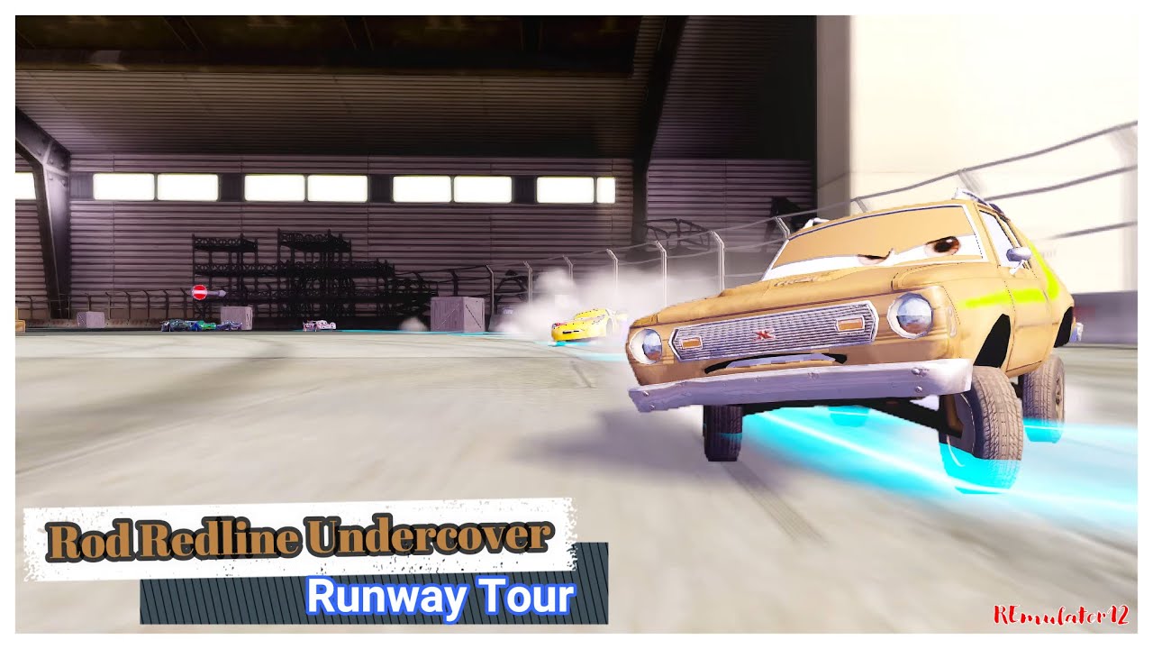 Cars 2 The Video Game | Rod Redline Undercover - Battle Race (Skate Jack) | Runway Tour 6 Laps