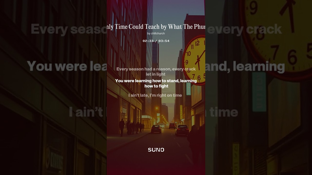 Only Time Could Teach by What The Phunk