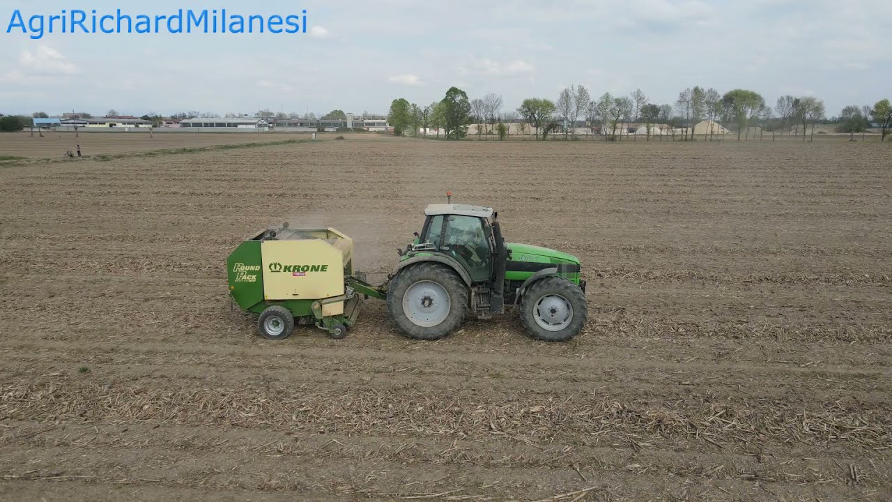 |PRESSATURA STOCCHI 2021 AZIENDA AGRICOLA TAVERNA|DEUTZ FAHR AGROTRON L720+KRONE ROUND PACK MULTICUT