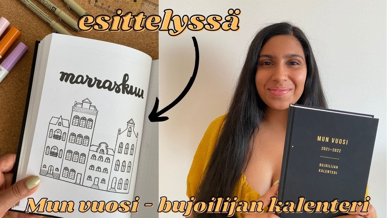 miten käyttää Mun vuosi - bujoilijan kalenteria | KALENTERIN ESITTELY + VINKKEJÄ