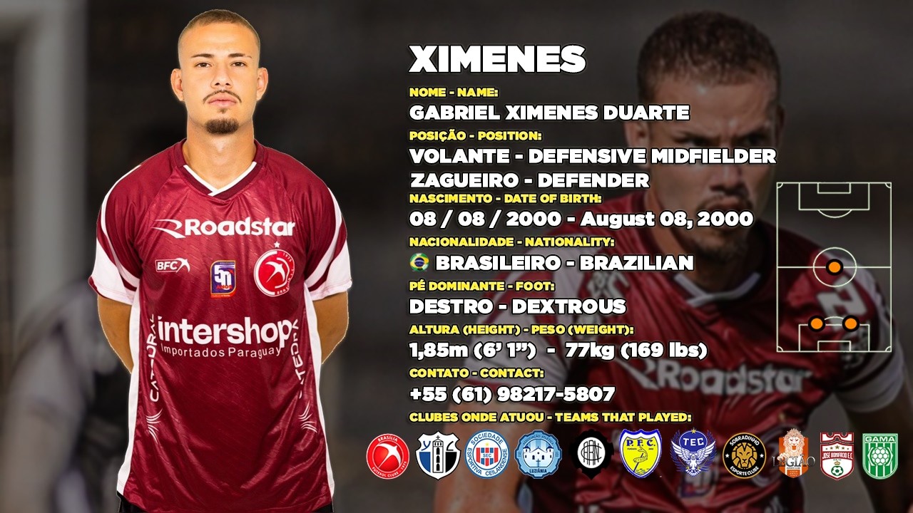 Ximenes - Volante & Zagueiro • 2026