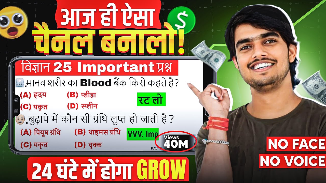 No Face No Voice Copy Paste Channel Idea🔥| Copy Paste Video On Youtube And Earn Money 2025