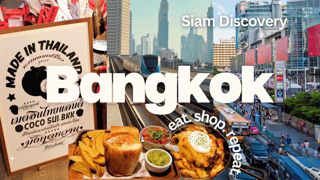 Life in Bangkok | Bangkok Shopping Vlog 🛍️ Siam Discovery Food, Thai Malls & Cafés in One Day
