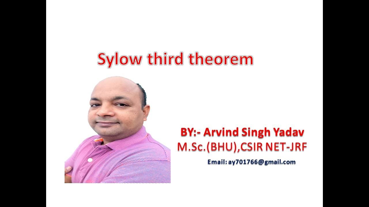 Sylow third theorem