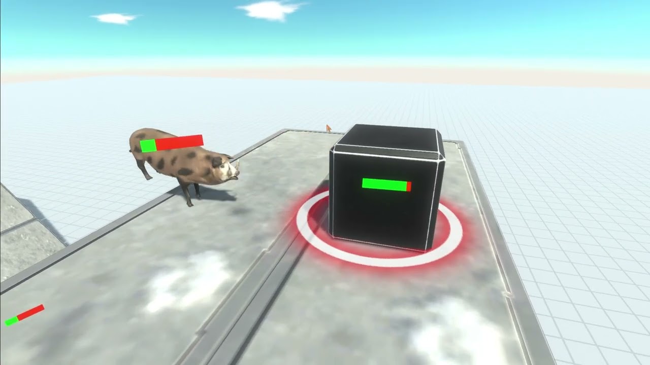 team bò sát vs team động vật chạy nhanh (3 unit) + 6 little robot