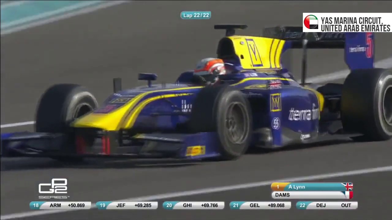 FIA GP2 Series 2016 Yas Marina Race 2