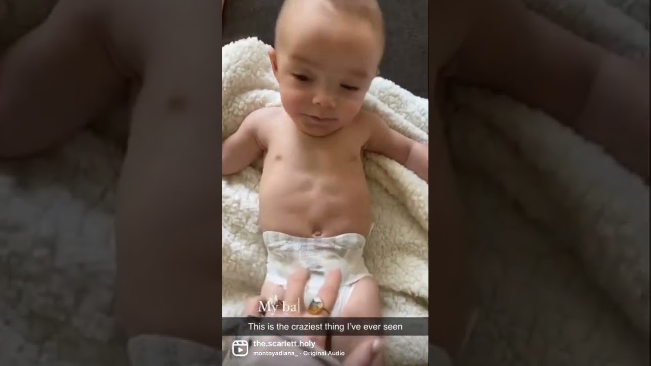 6 month baby has a 6 pack!! 😱 #buffbaby #abs #sixpack #babies #baby #new #viral #viralbaby #love