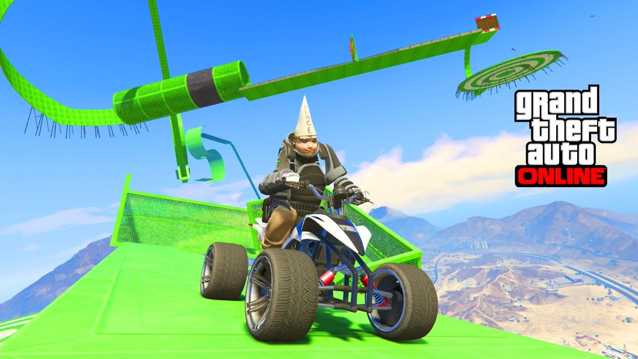 PARKOUR QUAD (J'ai retrouvé mon Bulletin) - GTA 5 ONLINE