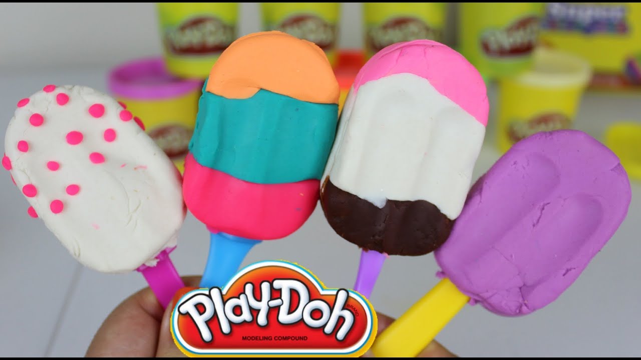 Paletas de Plastilina| Play-Doh Popsicles Play Doh en Español| Mundo de Juguetes