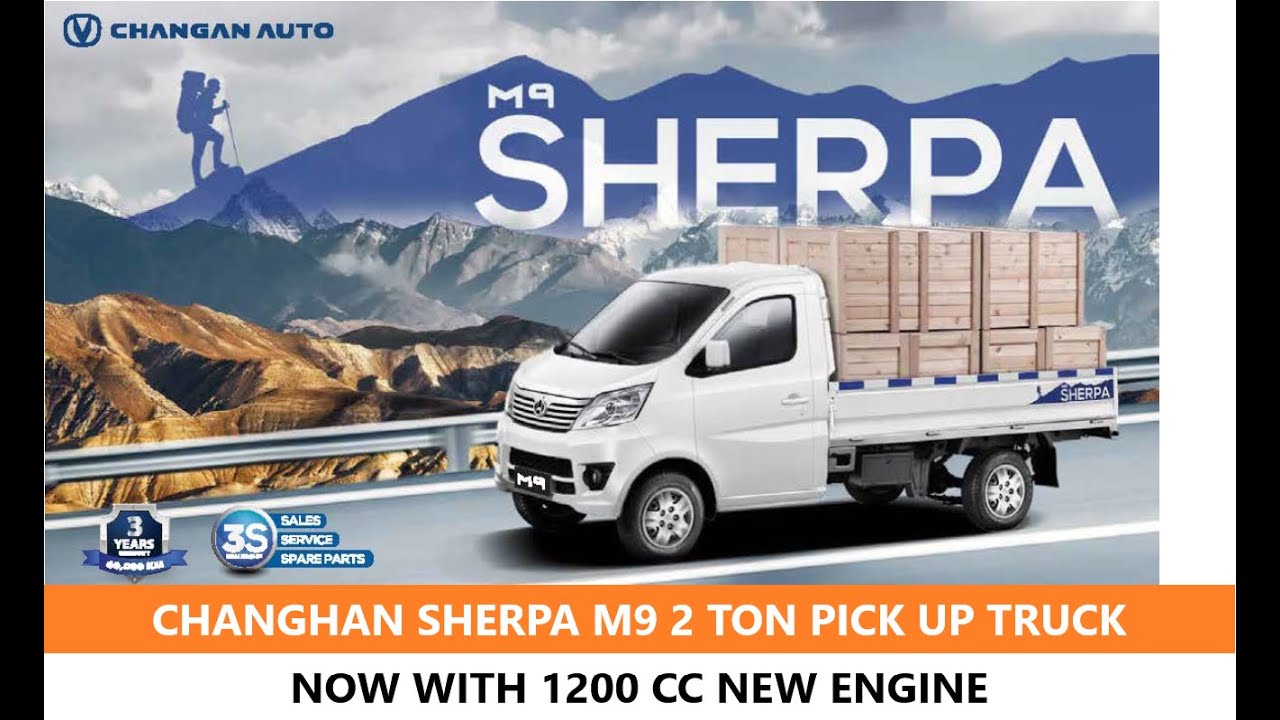 2026 Changan M9 Sherpa 2 Ton Pick Up Truck By Master Motors With New 1.2L Engine Review.