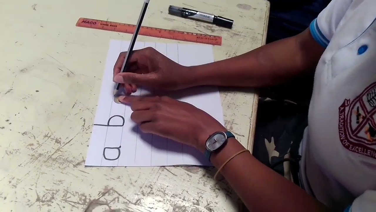 Material development: letter a-e 