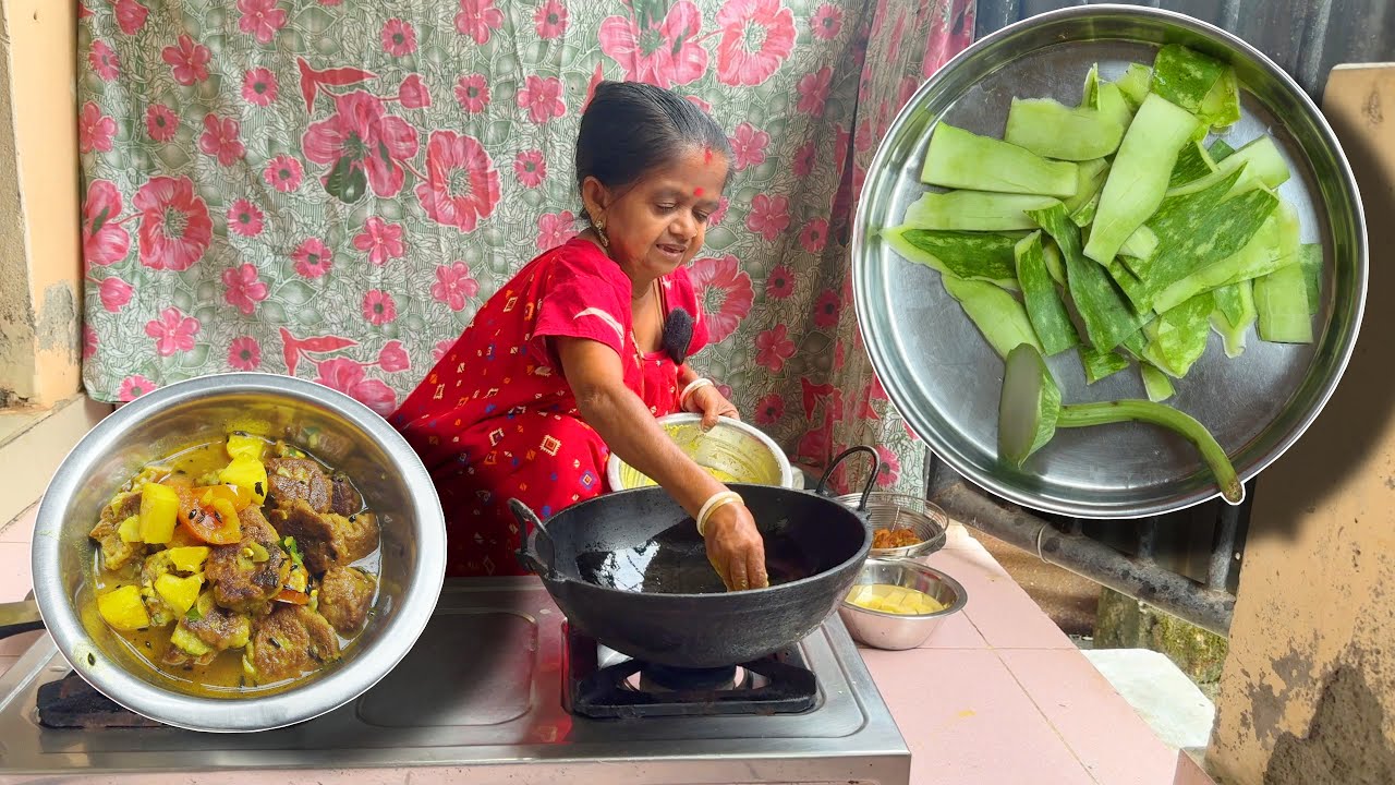 লাউয়ের খোসা রান্না Lauer khosha ranna