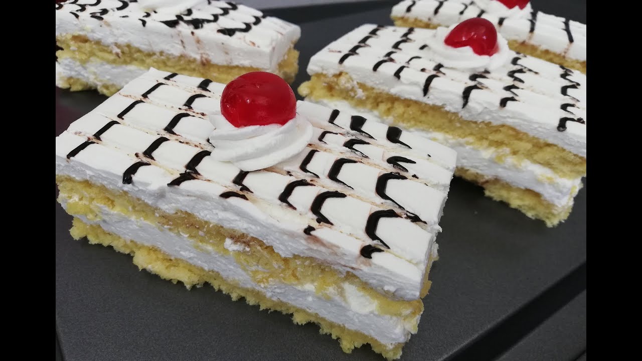 Vanilla Pastry | Genoise  à la vanille | Vanilla Sponge Cake | Mauritius | TheTriosKitchen