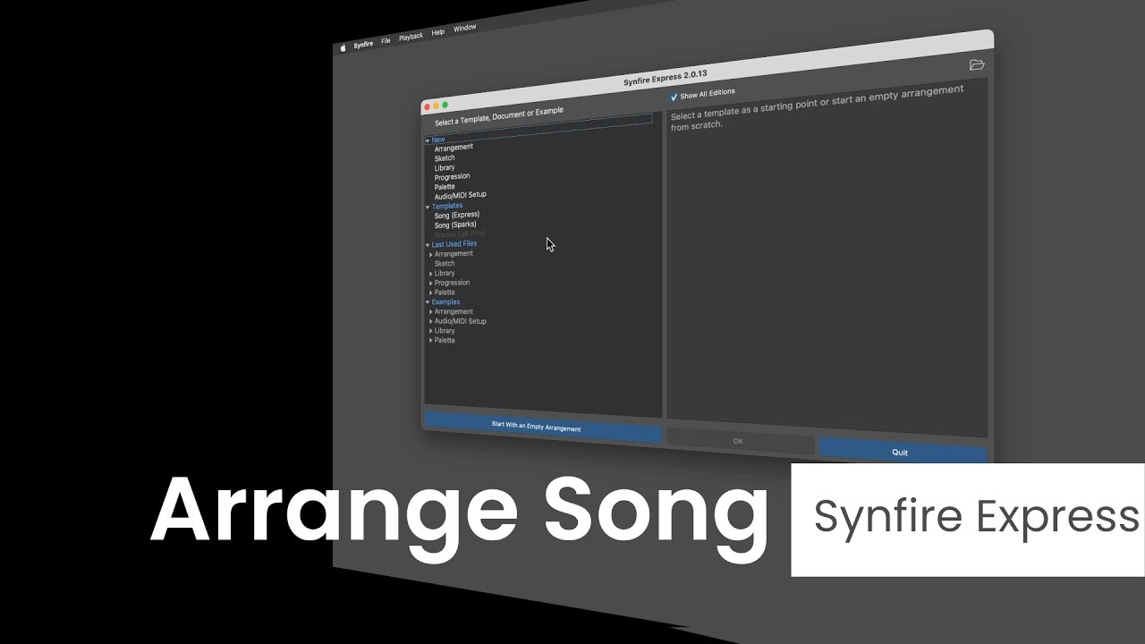 Arranging a Song (2)