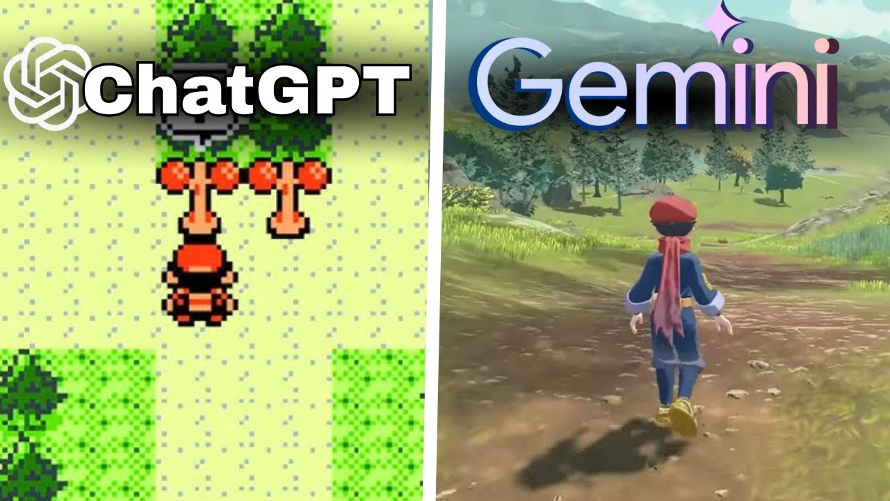 ChatGPT vs Gemini Make Pokemon From Scratch in 1 Hour