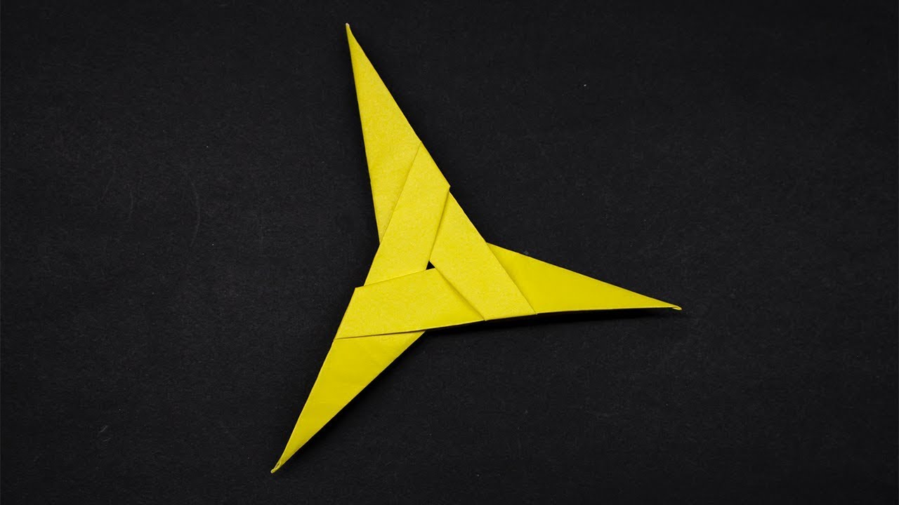 Easy Origami #Ninja Stars 3 points - How to make