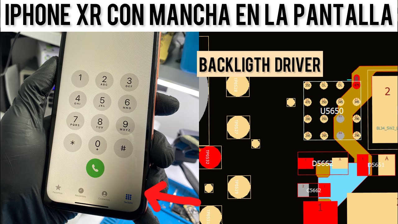 IPhone XR Con Mancha en la Pantalla - Problemas en Backlight aprende a solucionarlo