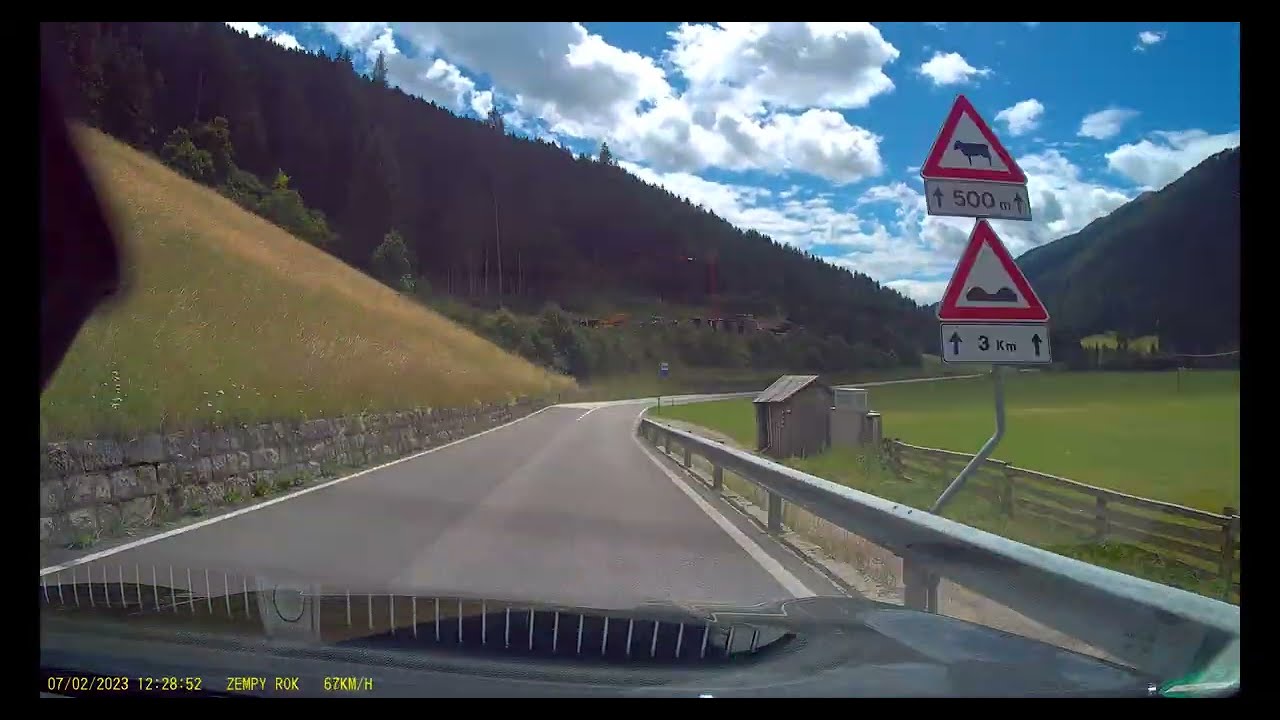Timelapse 4K - Passo Pennes  / Penser Joch  - Italy