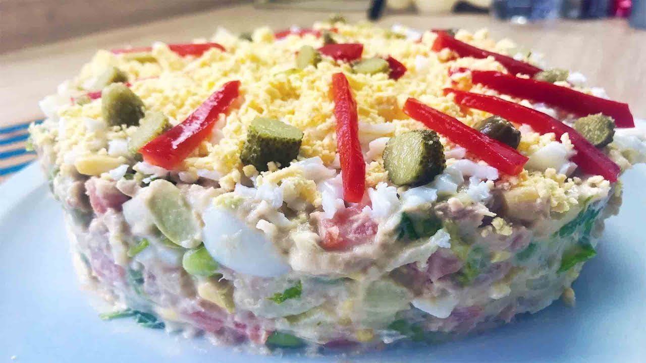 Salade russe venue d'Espagne (ensaladilla russa)