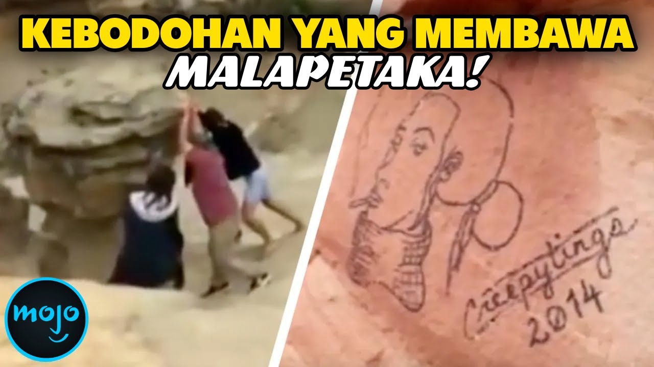 20 Tempat Wisata yang Hancur Karena Ulah Turis Ceroboh