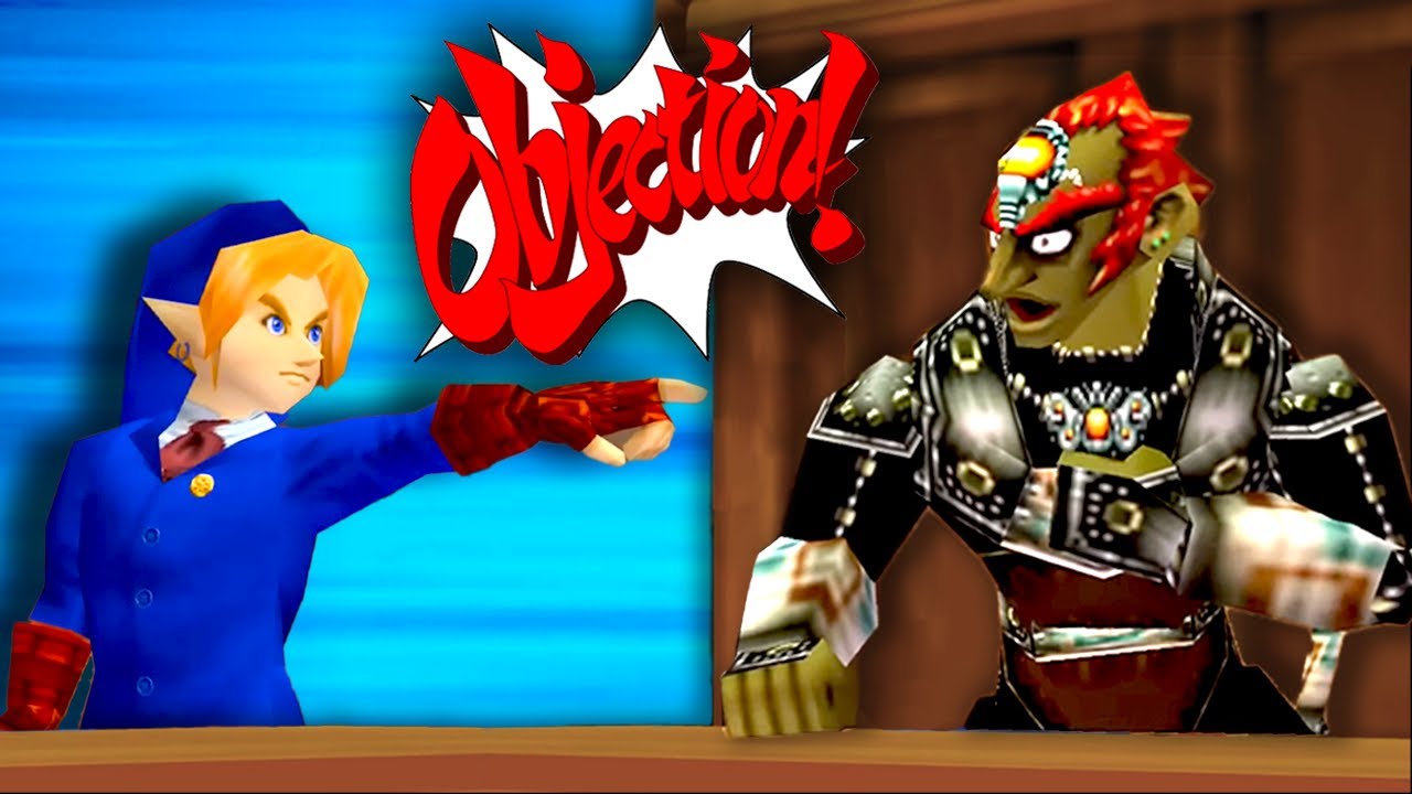 Someone Turned Ocarina of Time into Ace Attorney