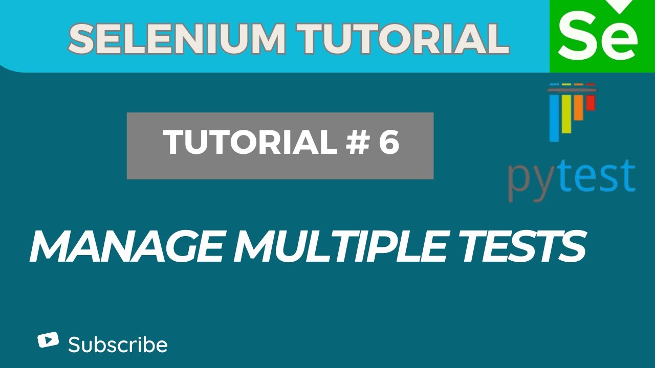 How to Organize Multiple Tests in Pytest | Complete Guide