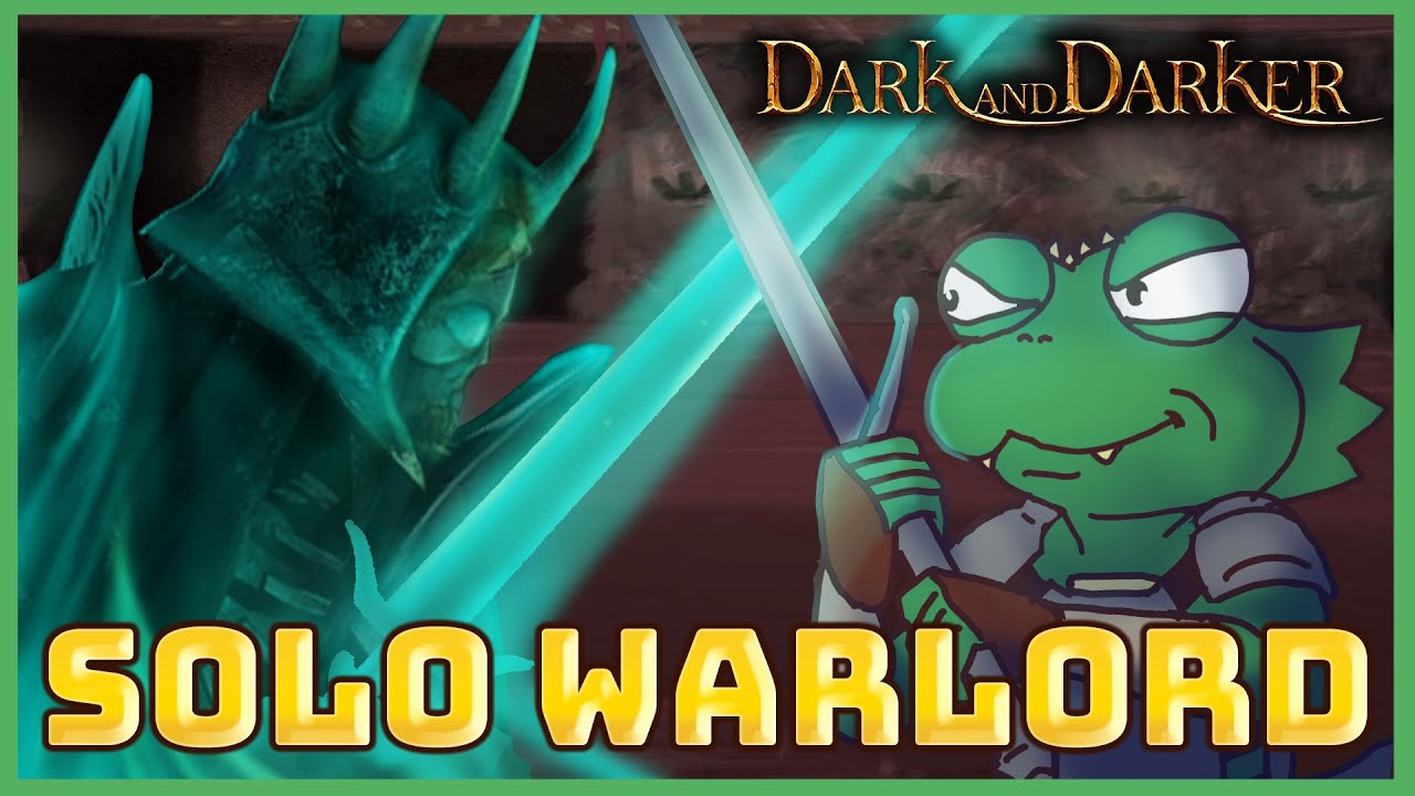 I SOLO'D Warlord and It Was CLOSE!!! | Longsword Lizard | Dark and Darker