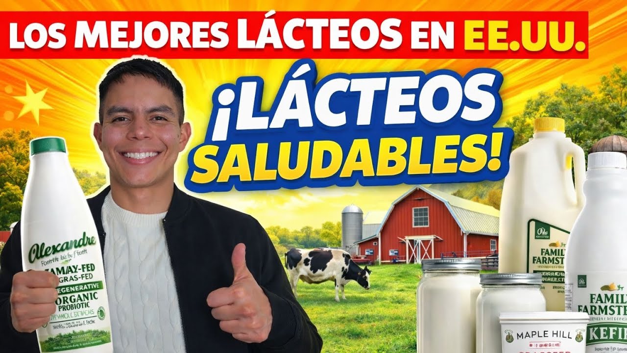 LECHE, YOGURT, KEFIR, LOS MAS SALUDABLES EN USA 🥛 🔥 