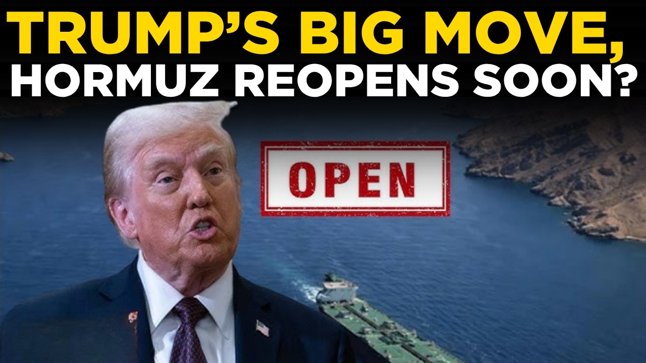 Breaking NEWS LIVE: Trump says Hormuz will open, Iran refuses to back down | US-Iran Clash