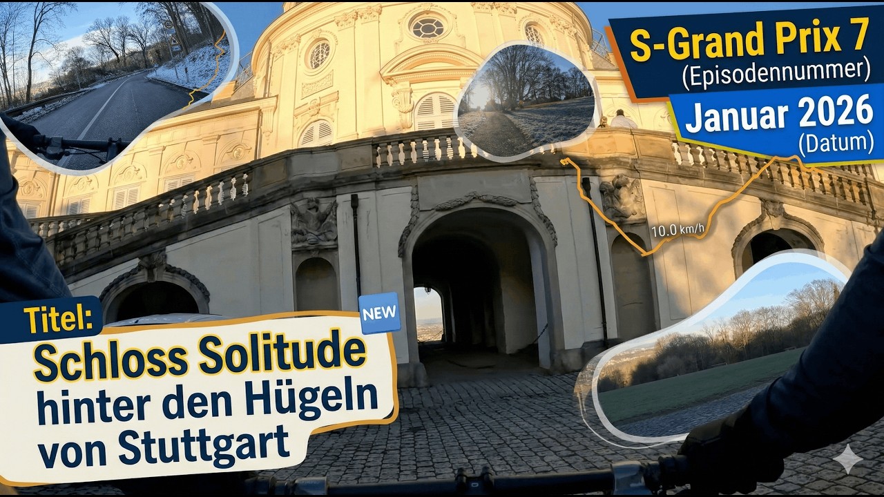 [SGP#7] POV Fahrradtour zum Schloss Solitude hinter Stuttgart's Hügeln