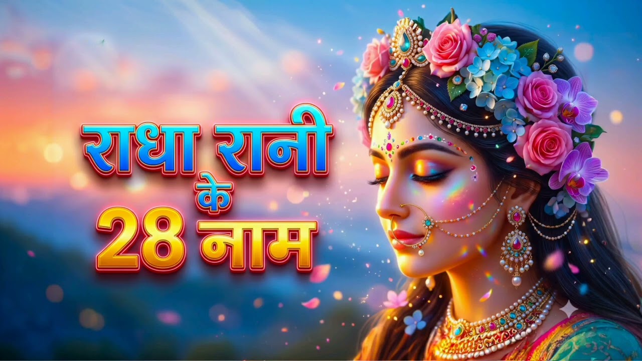श्री राधा रानी के 28 नाम | Radha Rani Ke 28 Naam | सुनते ही मिलेगा सुख, शांति और कृपा 🌺✨