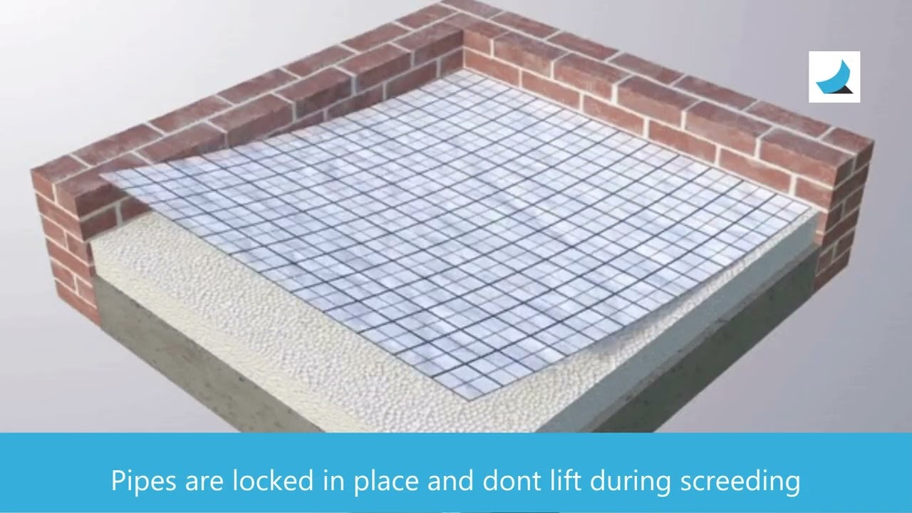 Laminon ufh Grid Membrane for underfloor heating installers