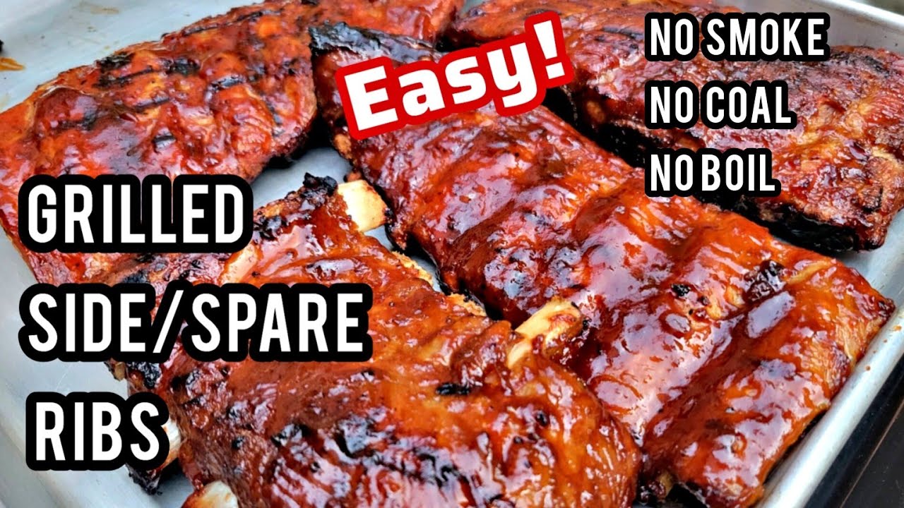 GAS Grilled Side Ribs| Grilled Spare ribs
