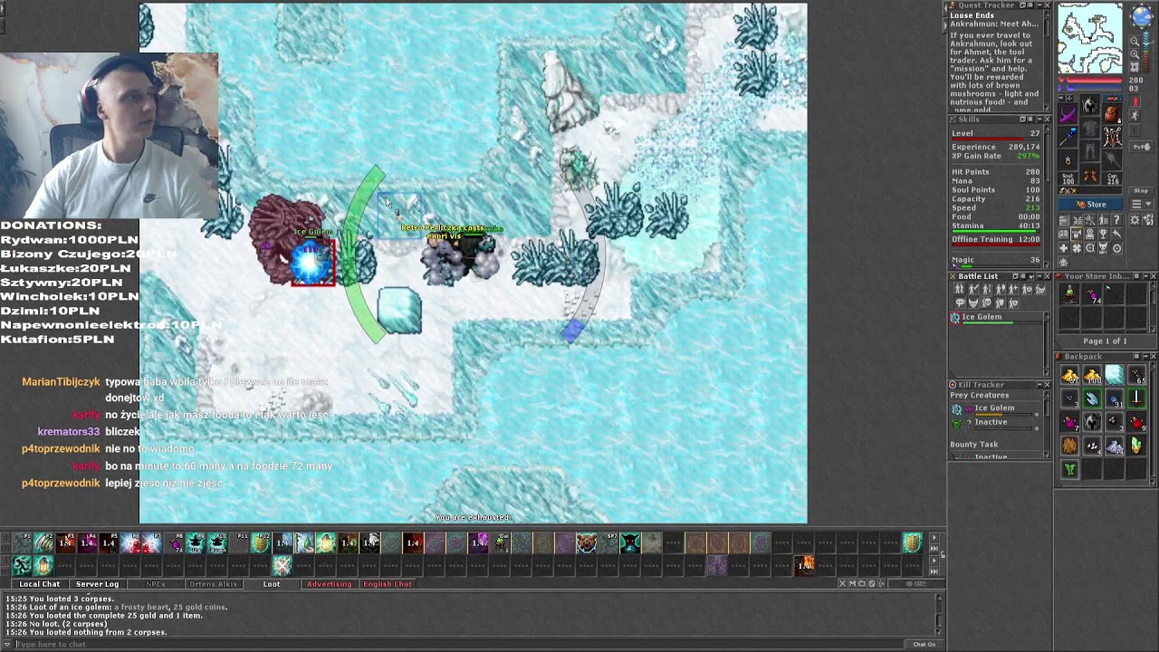 Punio on (RL Tibia) Sinistra RETRO OPEN PVP