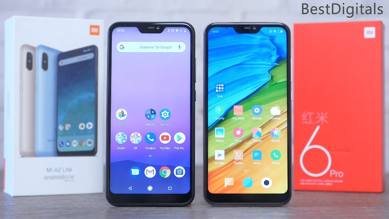 Xiaomi Mi A2 Lite vs Redmi 6 Pro: есть-ли отличия?