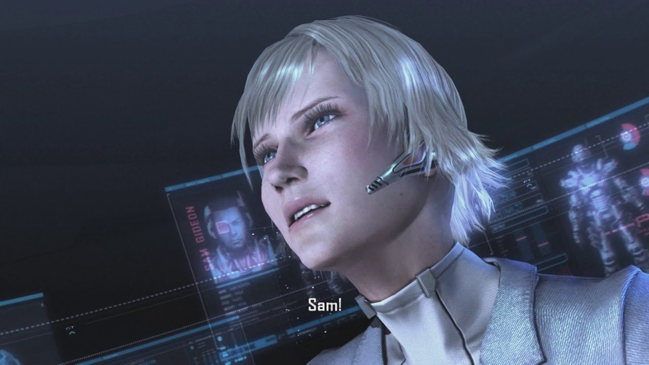 Vanquish Remastered - Act 2 Rapids: Sam Smokes a Cig After Transport Crash Cutscene (PS4 Pro 2020)
