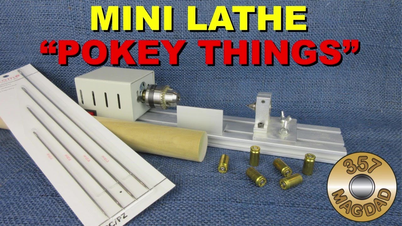 Making Scratch Awls on the Mini Wood Lathe / Bead Lathe