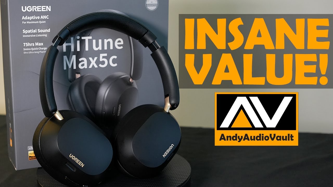 Обзор наушников UGREEN HiTune Max5C с активным шумоподавлением