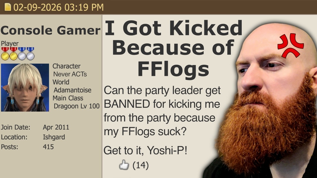Removed From Party Because of FFlogs ?? FFXIV Players Complain on the Official Forum