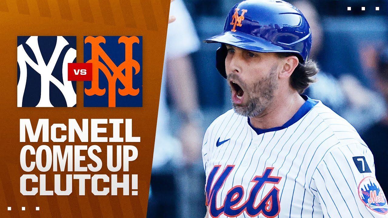 Jeff McNeil comes up BIG in COMEBACK win for the Mets! (Subway Series HR!)