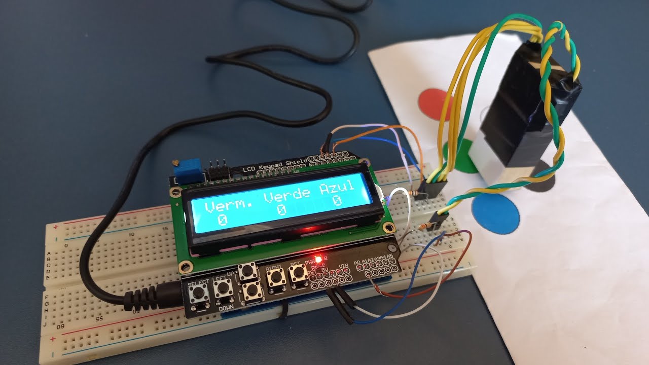 Sensor de Cores com LDR e Led RGB