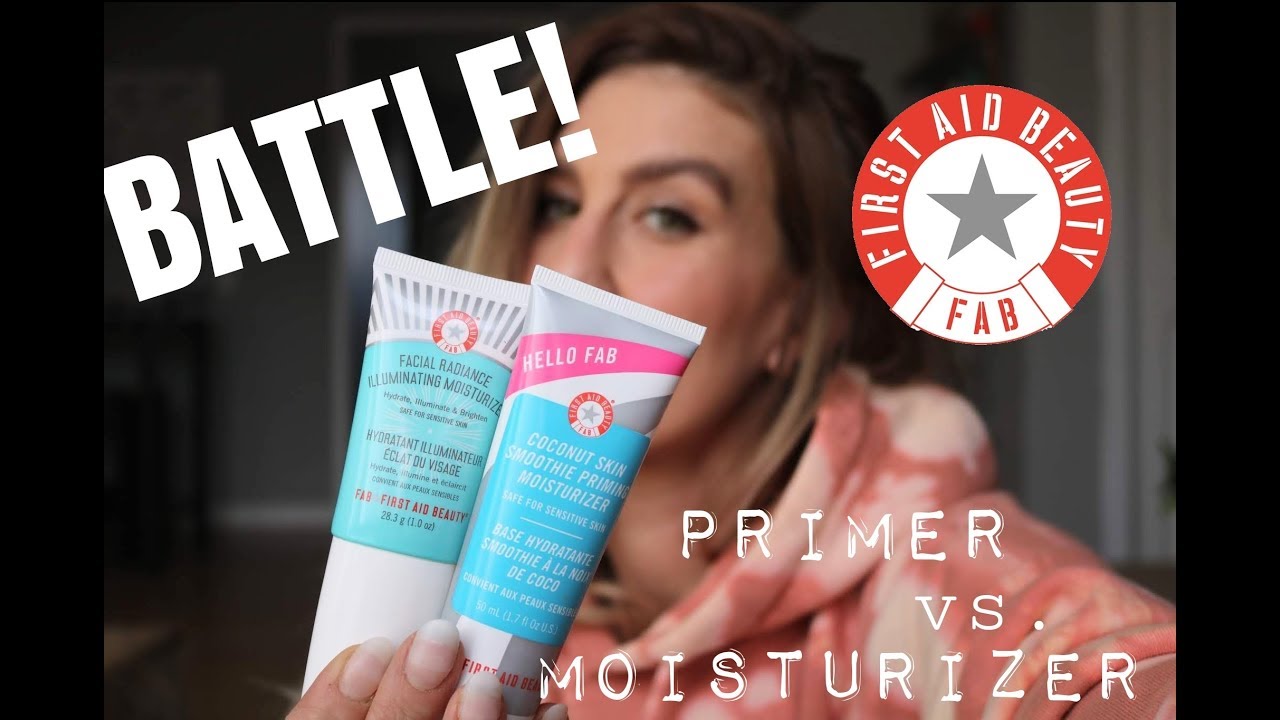 FIRST AID BEAUTY Battle! Primer VS Moisturizer
