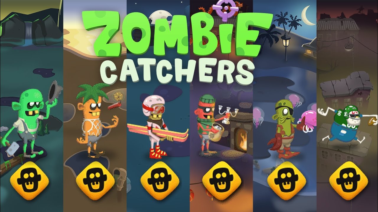 zombie catchers all  Level 3 zombies #zombiecatchersgame