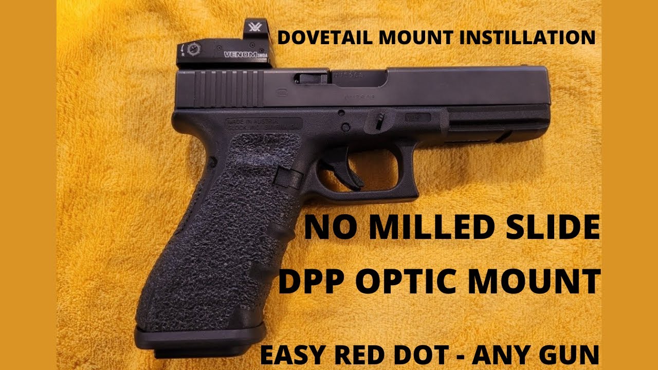 Red dot sight instillation! NO MORE MILLED SLIDES!!!