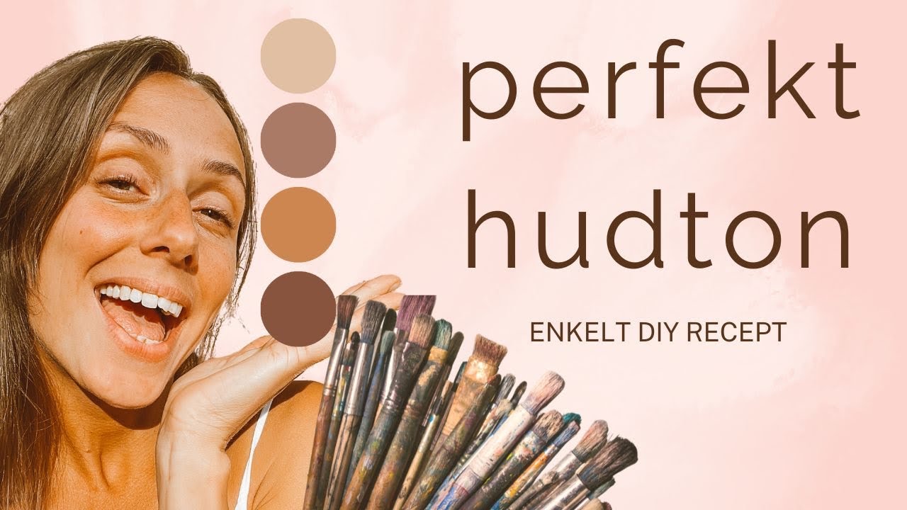 Hur du blandar akrylf&auml;rg. Brun, beige & hudf&auml;rg. Tips f&ouml;r nyb&ouml;rjare.