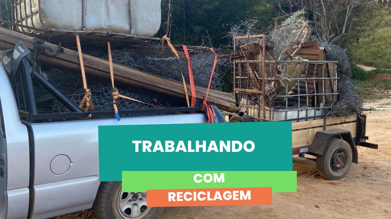 Ajudando o marido a trabalhar com reciclagem #reciclagem #trabalho #dye #reciclar